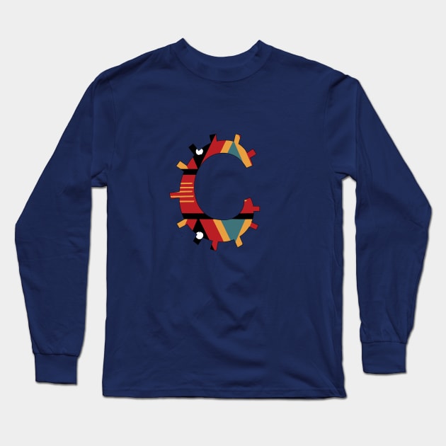 C African Alphabet Long Sleeve T-Shirt by Food in a Can